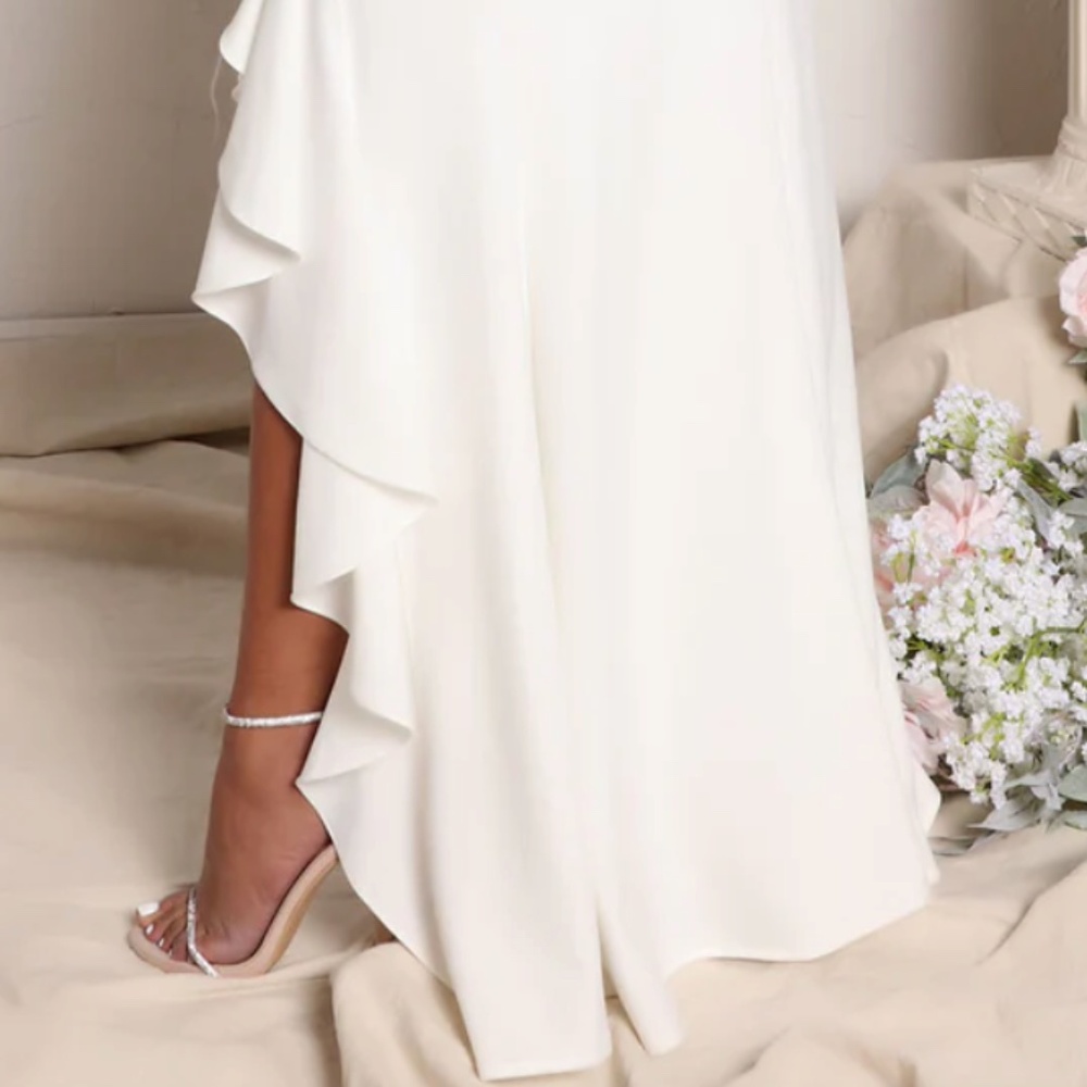White Mermaid Dress Fashion Nova - Picture 4 of 16